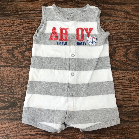 Carter's Boy Romper 9M - Picture 1 of 4